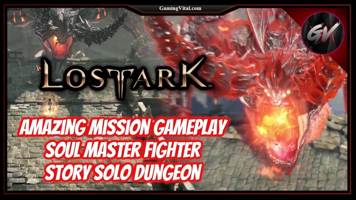 'Video thumbnail for [Lost Ark MMORPG English] Amazing Story Mission - Soul Master Fighter Gameplay - Solo Dungeon'
