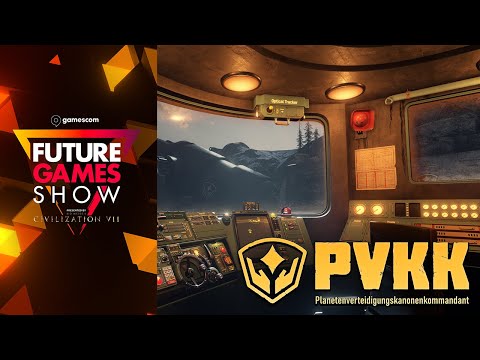 PVKK: Planetenverteidigungskanonenkommandant Gameplay Overview - Future Games Show Gamescom 2024