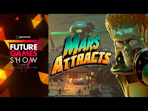 Mars Attracts Reveal Trailer - Future Games Show Gamescom 2024