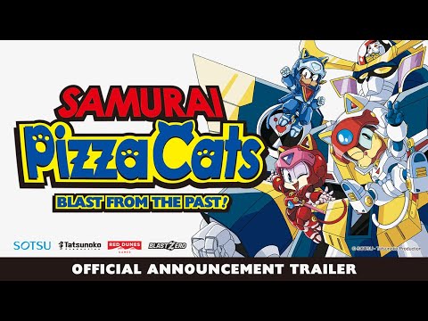 Samurai Pizza Cats: Blast from the Past! - Reveal trailer