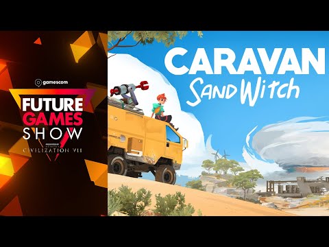 Caravan Sandwitch Gameplay Trailer - Future Games Show Gamescom 2024