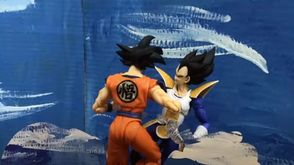 Dragon Ball Stop Motion Coloca Goku Contra Vegeta