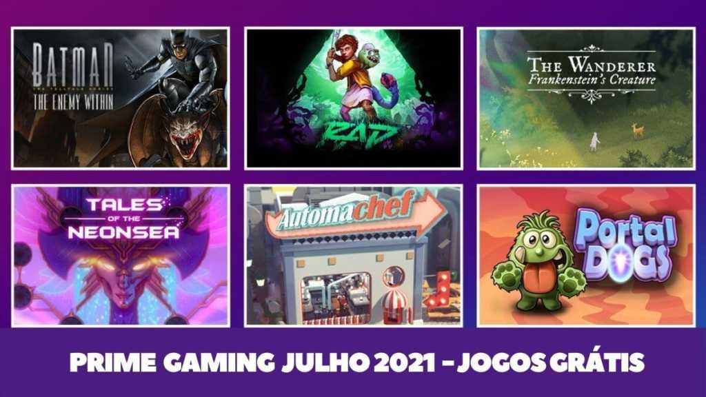 Prime Gaming De Julho Traz Seis Jogos Gratuitos Incluindo Batman The