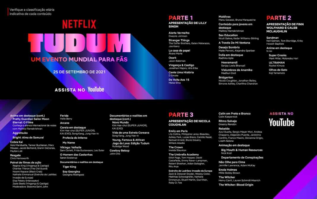 TUDUM Evento da Netflix tem seu cronograma com novidades divulgadas