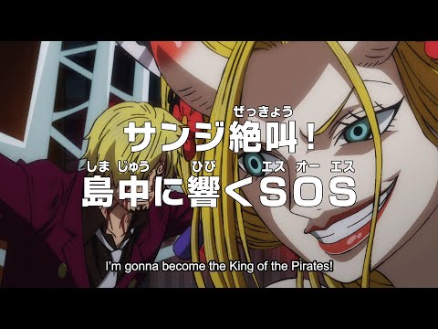 One Piece EP 1020 Legendado PT BR - O grito de Sanji. Um SOS ecoa