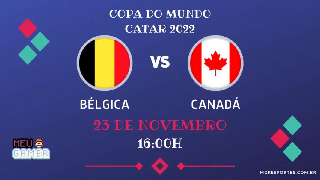 onde assistir horário ao vivo online de graça Bélgica x Canadá