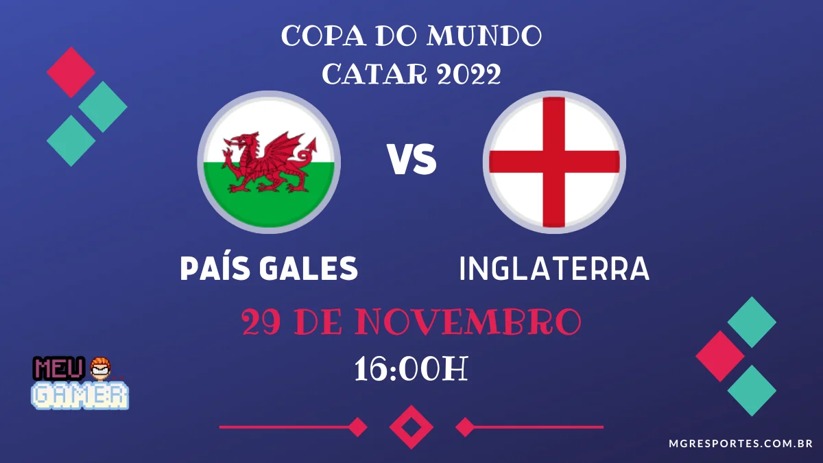 País de Gales x Inglaterra onde assistir ao vivo online de graça