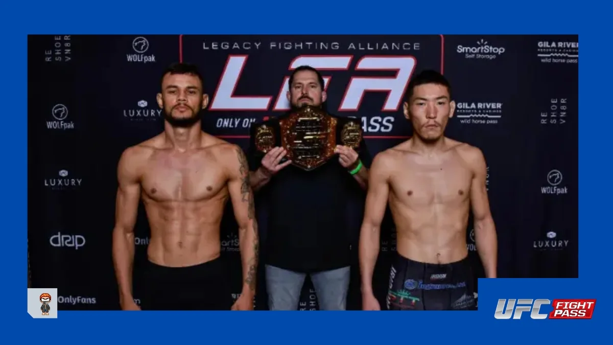 UFC Fight Pass primeira transmissão LFA Rodrigo Bunes