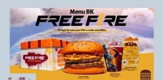 Free Fire Burger King promoção BK