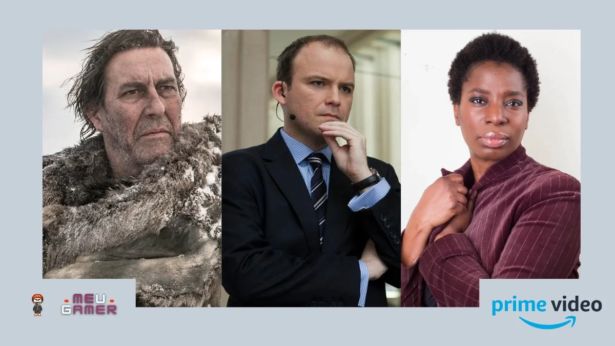 Anéis de Poder 2ª temporada Ciarán Hinds, Rory Kinnear e Tanya Moodie