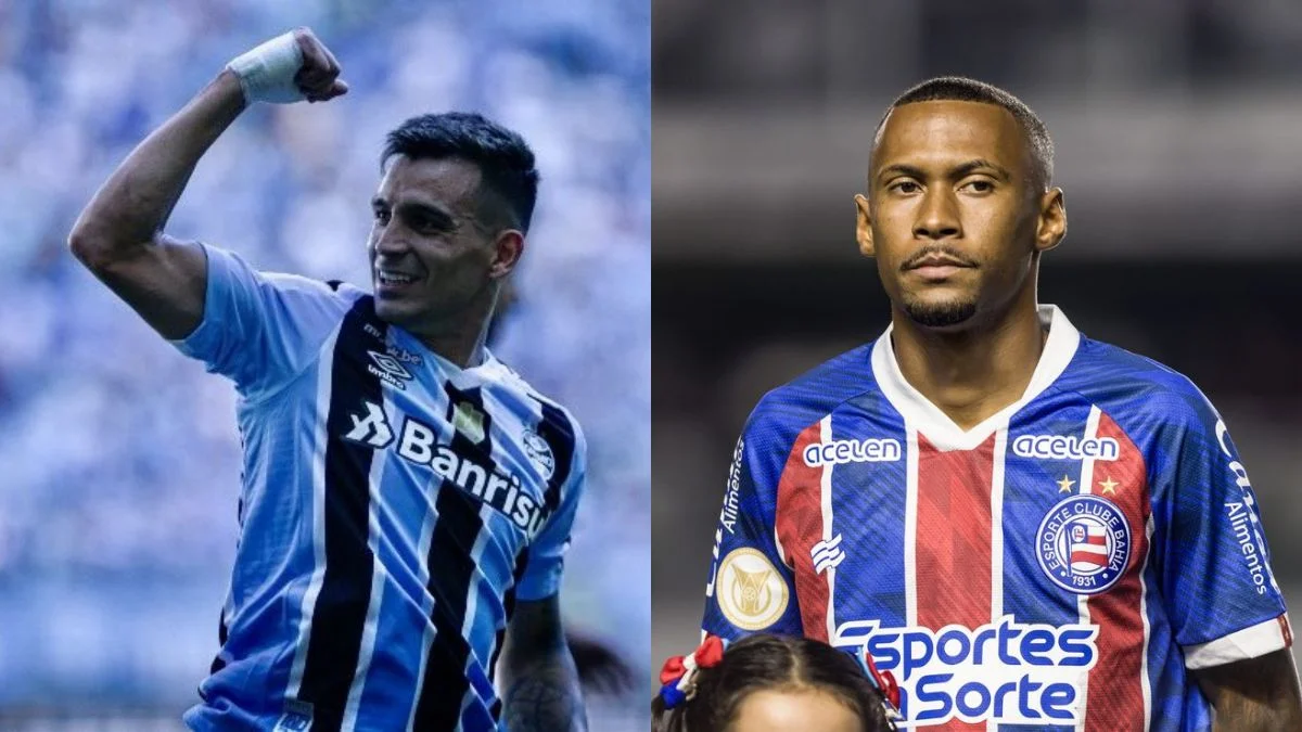 Grêmio x Bahia onde assistir escalações horário ao vivo