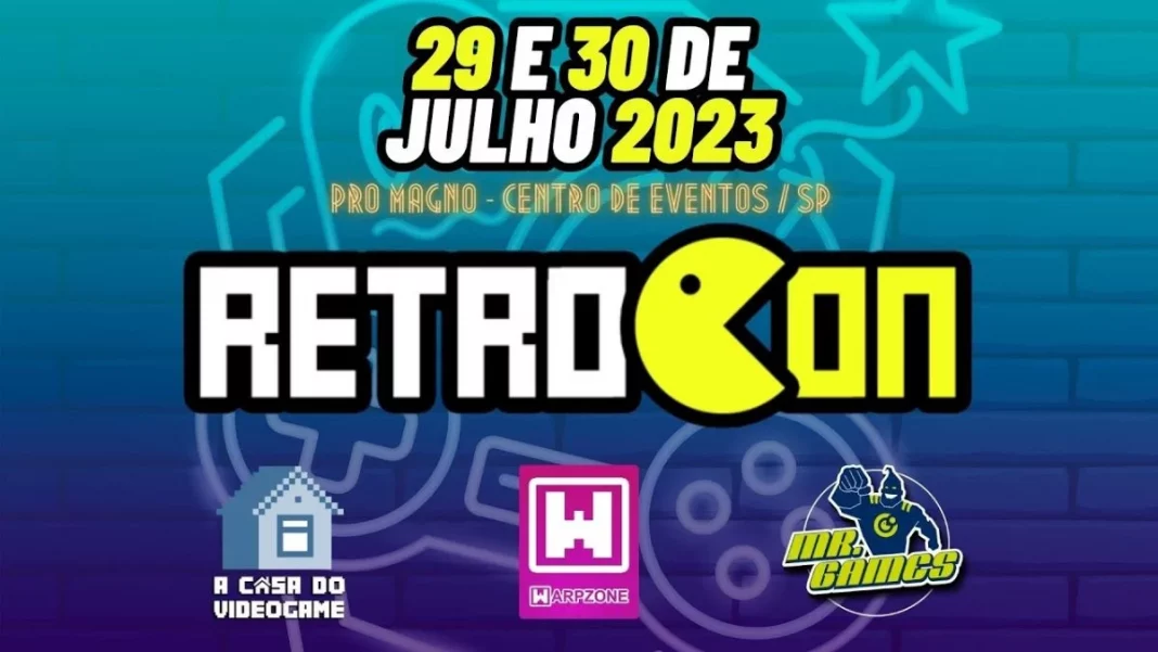 Retrocon 2023 acontece final de semana ingressos programação