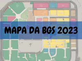 Brasil Game Show mapa 2023 bgs