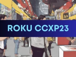 Roku na CCXP23 brindes