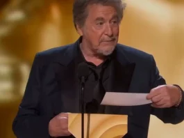 O mítico ator Al Pacino esquece de anunciar os indicados ao prêmio de Melhor Filme no Oscar de 2024