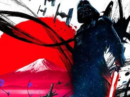 Star Wars Celebration Japan 2025 ganha ilustração icônica com Darth Vader e Monte Fuji