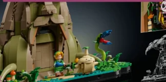 Nintendo revela LEGO ZELDA Great Deku Tree 2 em 1 de blocos de montar.