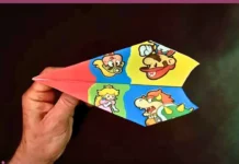 Paper Mario: Aprenda como fazer seu próprio avião de papel inspirado no jogo