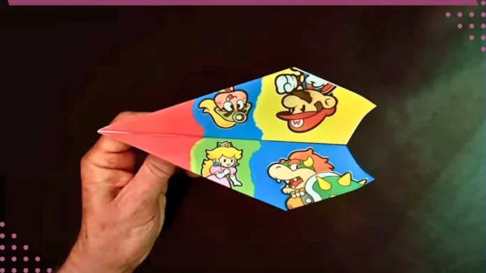 Paper Mario: Aprenda como fazer seu próprio avião de papel inspirado no jogo