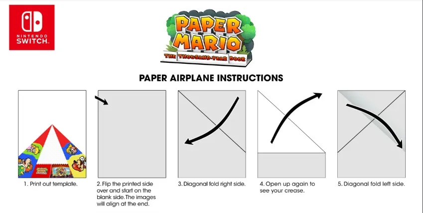 paper mario aviao papel tutorial imagem 001