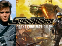 Imagem de Casper Van Dien no anunciado em Starship Troopers: Extermination