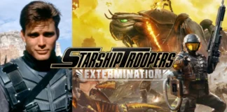 Imagem de Casper Van Dien no anunciado em Starship Troopers: Extermination