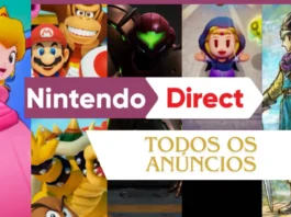 Anúncios do Nintendo Direct de junho de 2024.