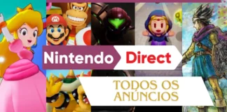 Anúncios do Nintendo Direct de junho de 2024.