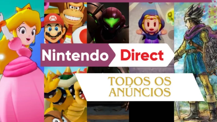 Anúncios do Nintendo Direct de junho de 2024.