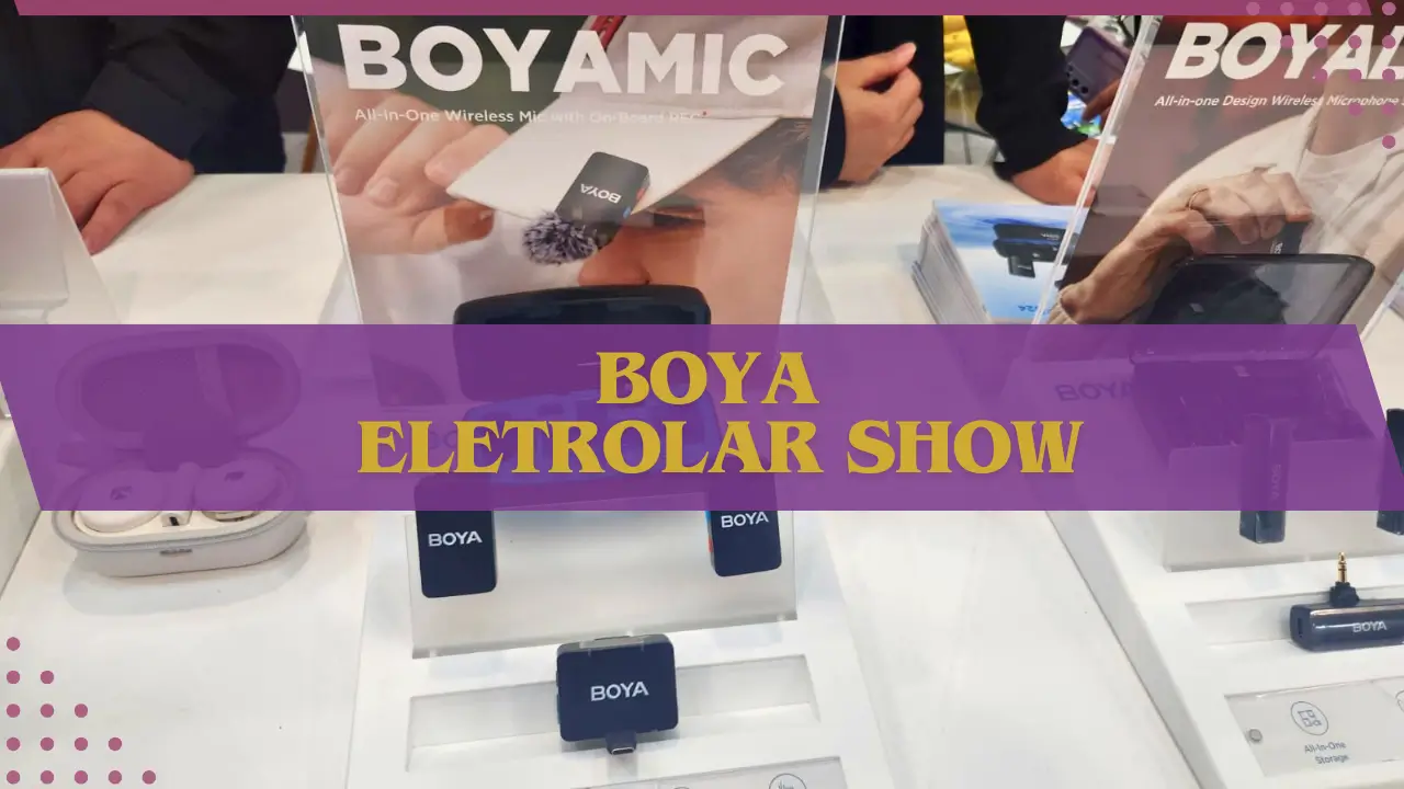 Microfones Boya no Eletrolar Show 2024: Qualidade para Gamers e Streamers de baixo custo