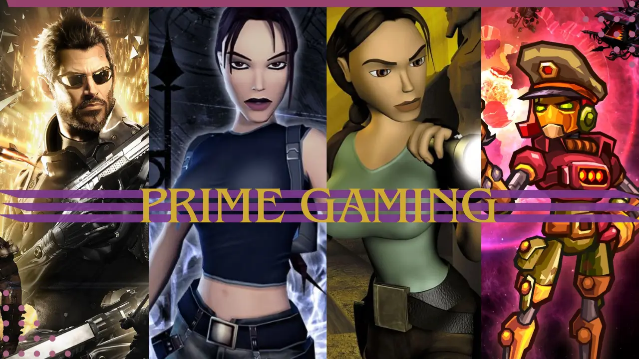 Prime Gaming: Tomb Raider, Deus Ex e mais nesta quinta-feira, 1 de agosto