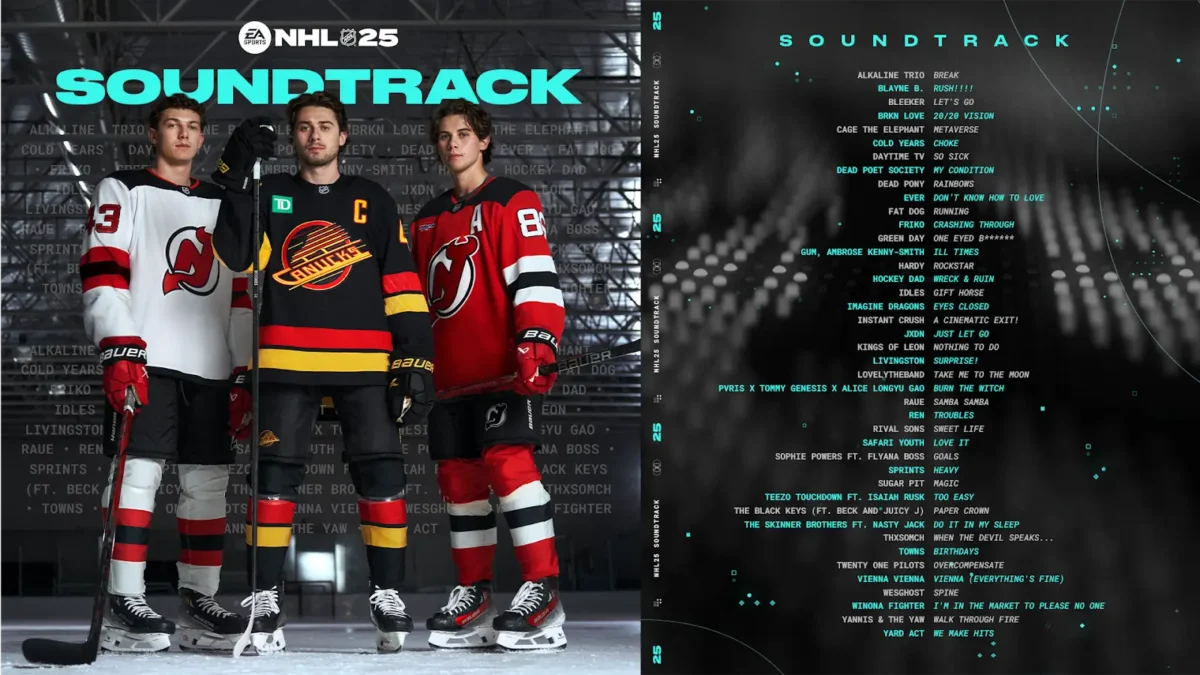 nhl 25 soundtrack trilha sonora