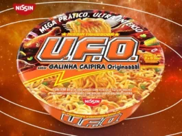 Nissin lança Yakissoba UFO sabor Galinha Caipira, ideal para gamers