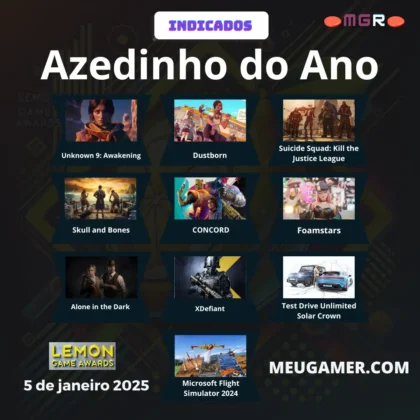 Azedinho do Ano no Lemon Game Awards 2024