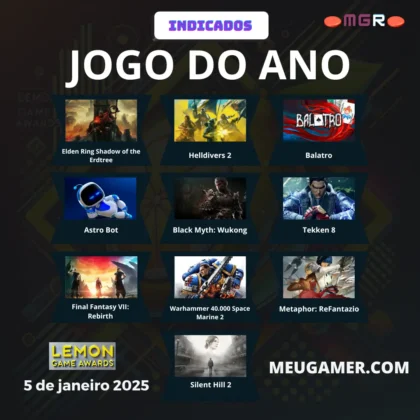 Jogo do Ano no Lemon Game Awards 2024