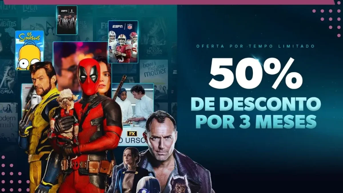 Aproveite 50% de desconto em Disney Plus durante 3 meses