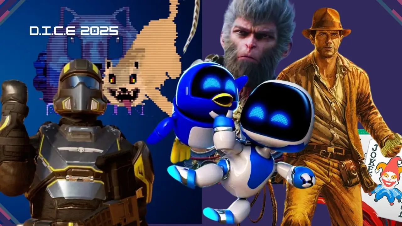 D.I.C.E. Awards 2025! Astro Bot, Helldivers 2 e Indiana Jones se destacam em diversas categorias