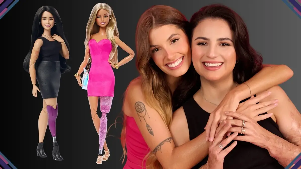 Barbie homenageia brasileiras PCDs Paola Antonini e Kelen Ferreira com bonecas