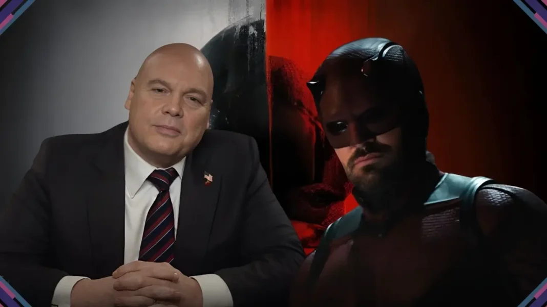 Matt Murdock e Wilson Fisk na série Demolidor: Renascido do Disney Plus