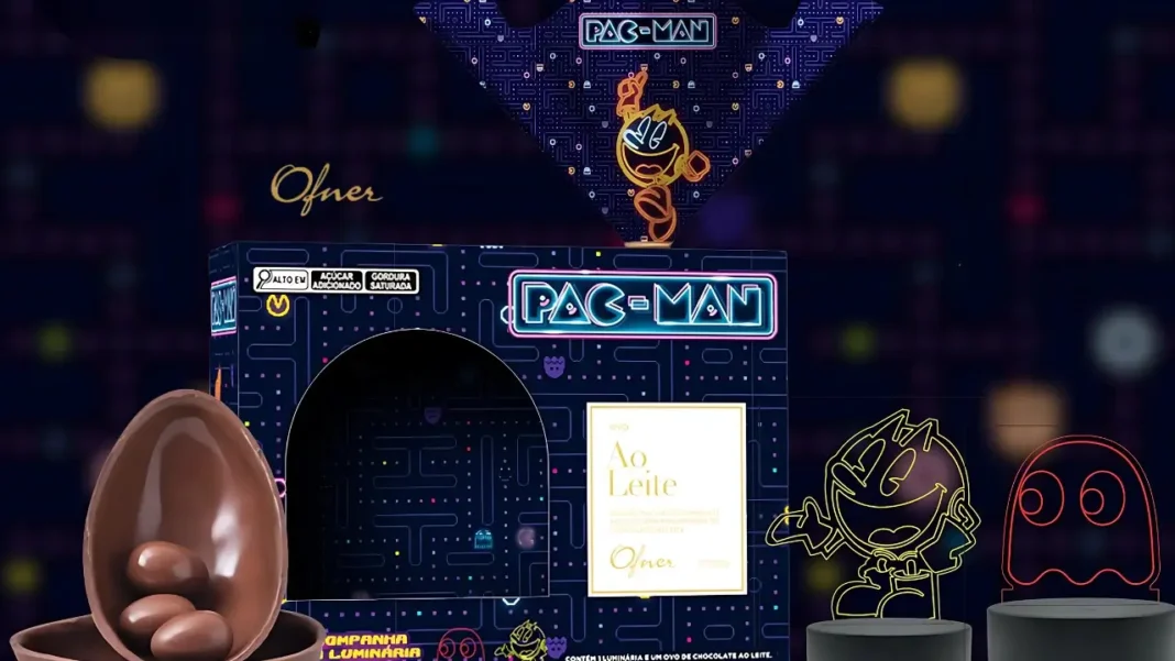 O mítico Pac-Man, nosso querido “Come-Come”, ganha uma edição mágica de Páscoa pela Ofner