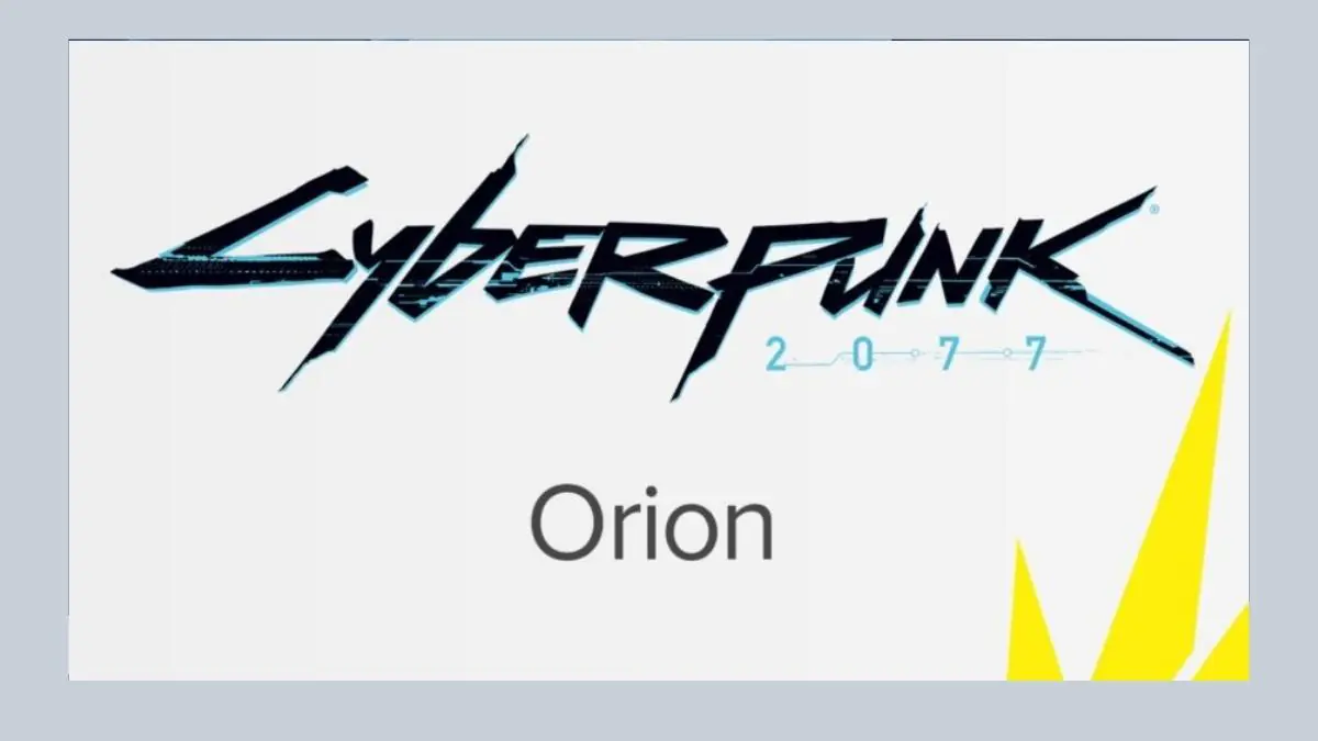 Cyberpunk 2077 novo jogo Orion